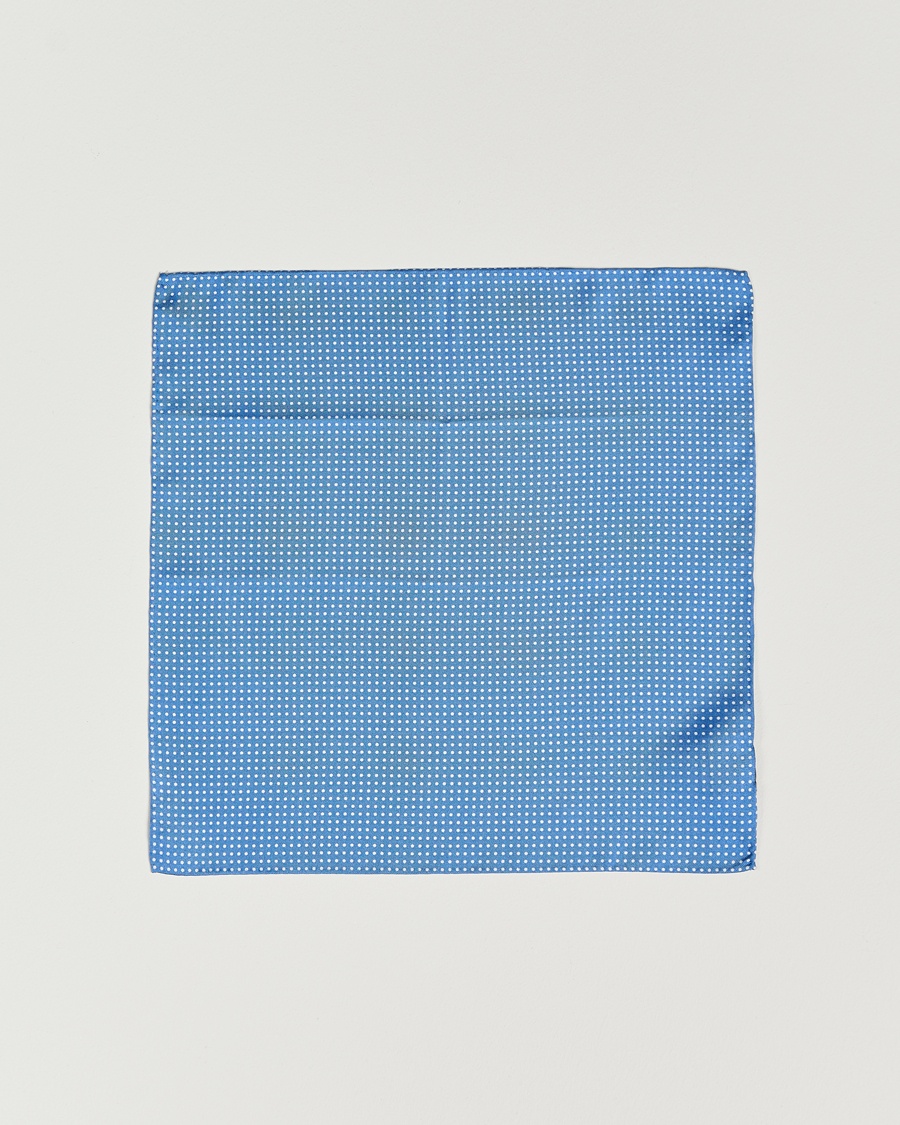 Amanda Christensen Handkerchief Dot Silk Sky Blue – Blu