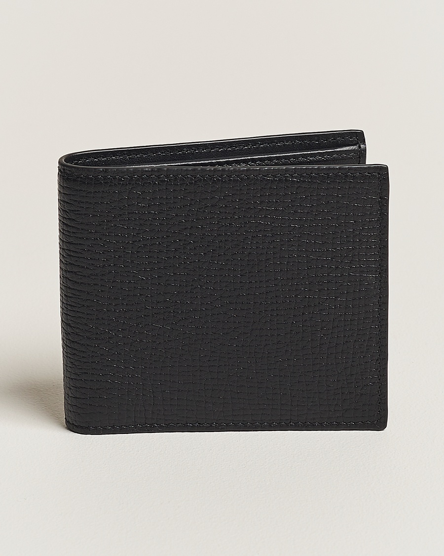 Smythson Ludlow 6 Card Wallet Black – Nero