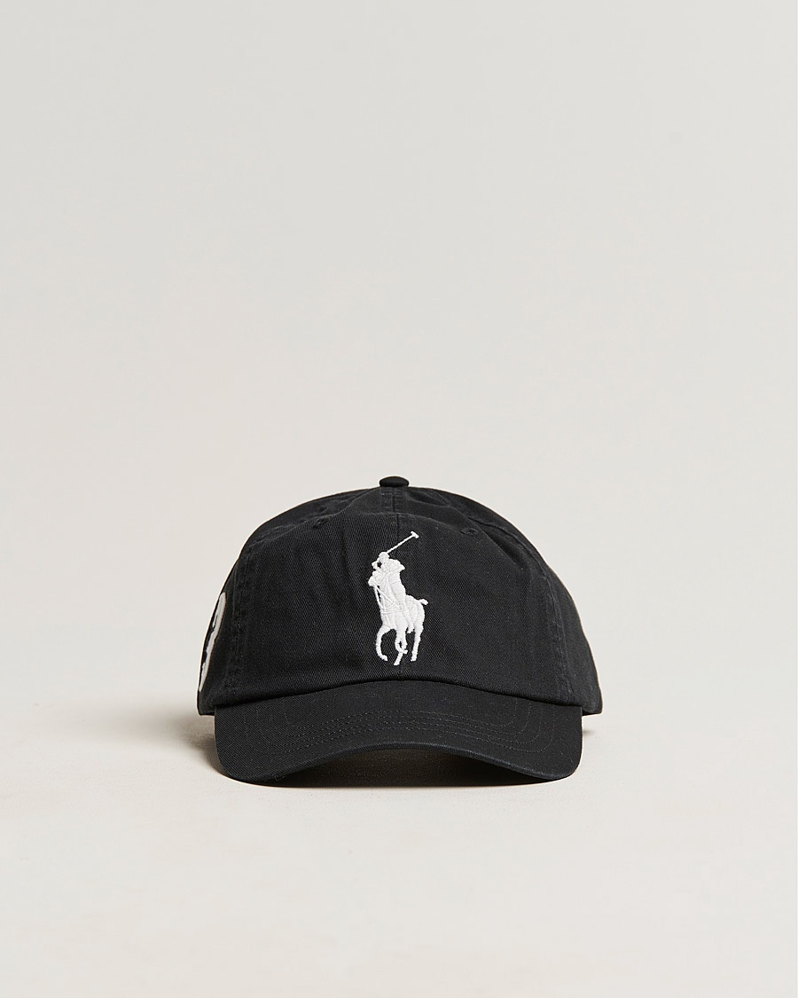 Polo Ralph Lauren Big Pony Cap RL Black – Nero