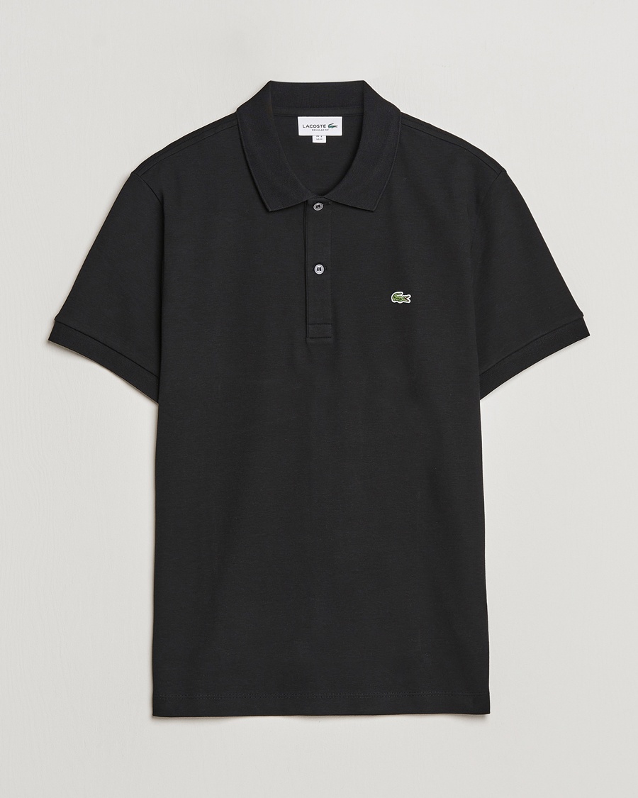 Lacoste Pima Interlock Piké Black – Nero