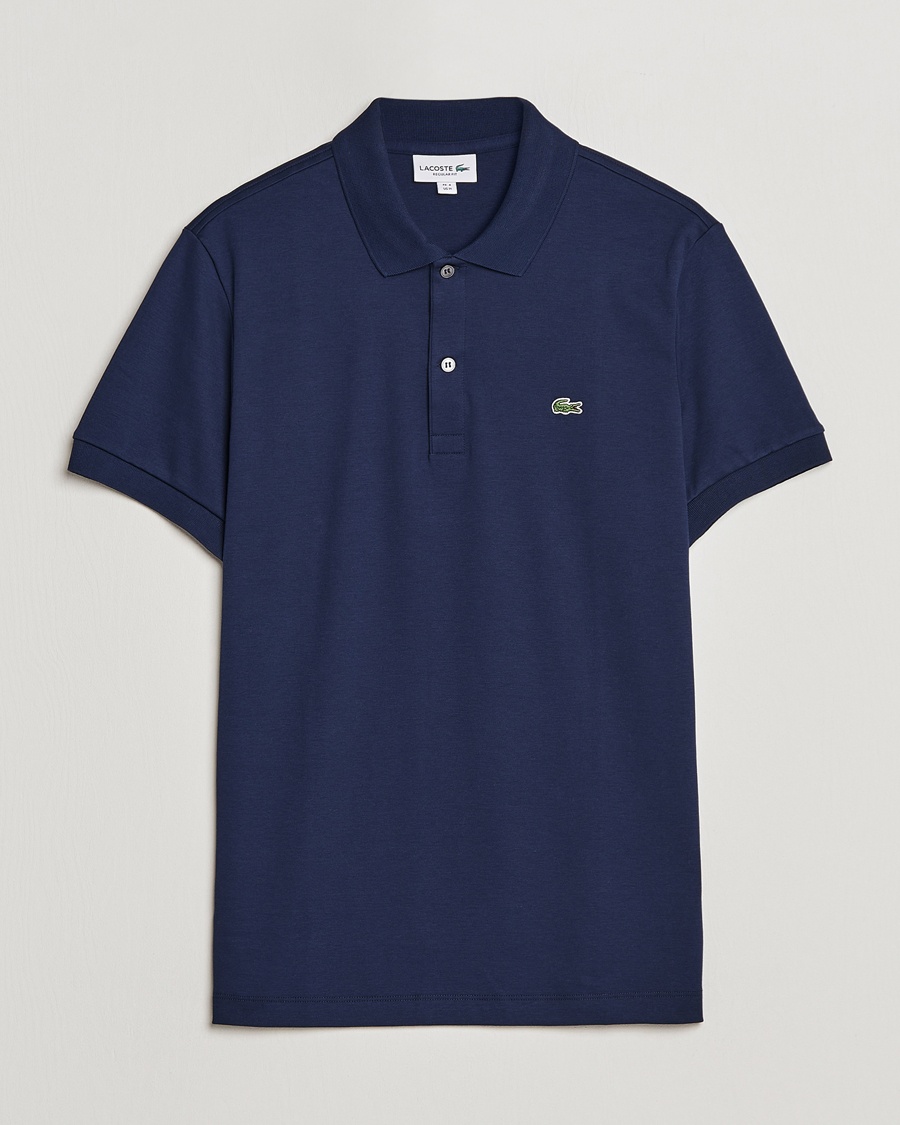 Lacoste Pima Interlock Piké Navy – Blu