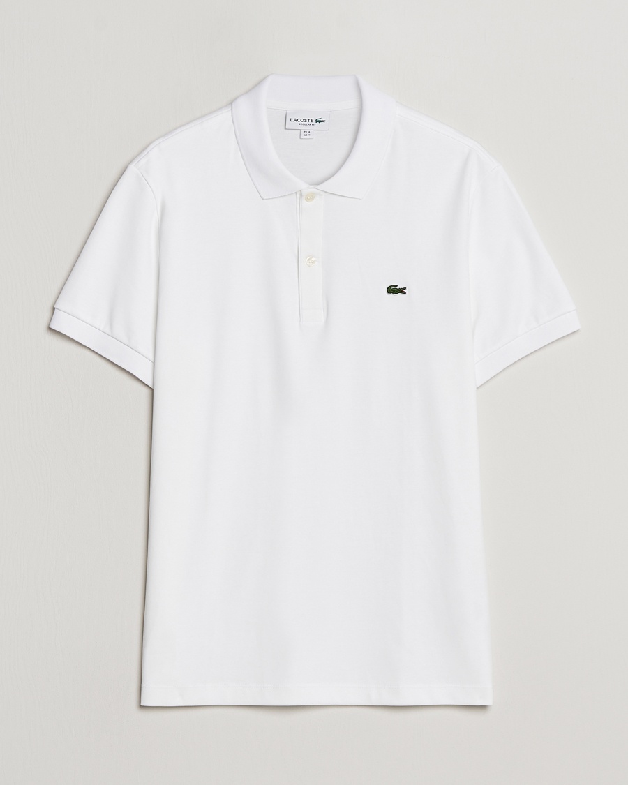 Lacoste Pima Interlock Piké White – Bianco