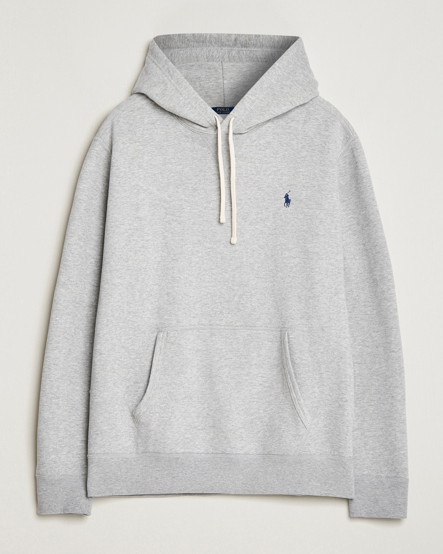 Polo Ralph Lauren RL Fleece Hoodie Andover Heather – Grigio