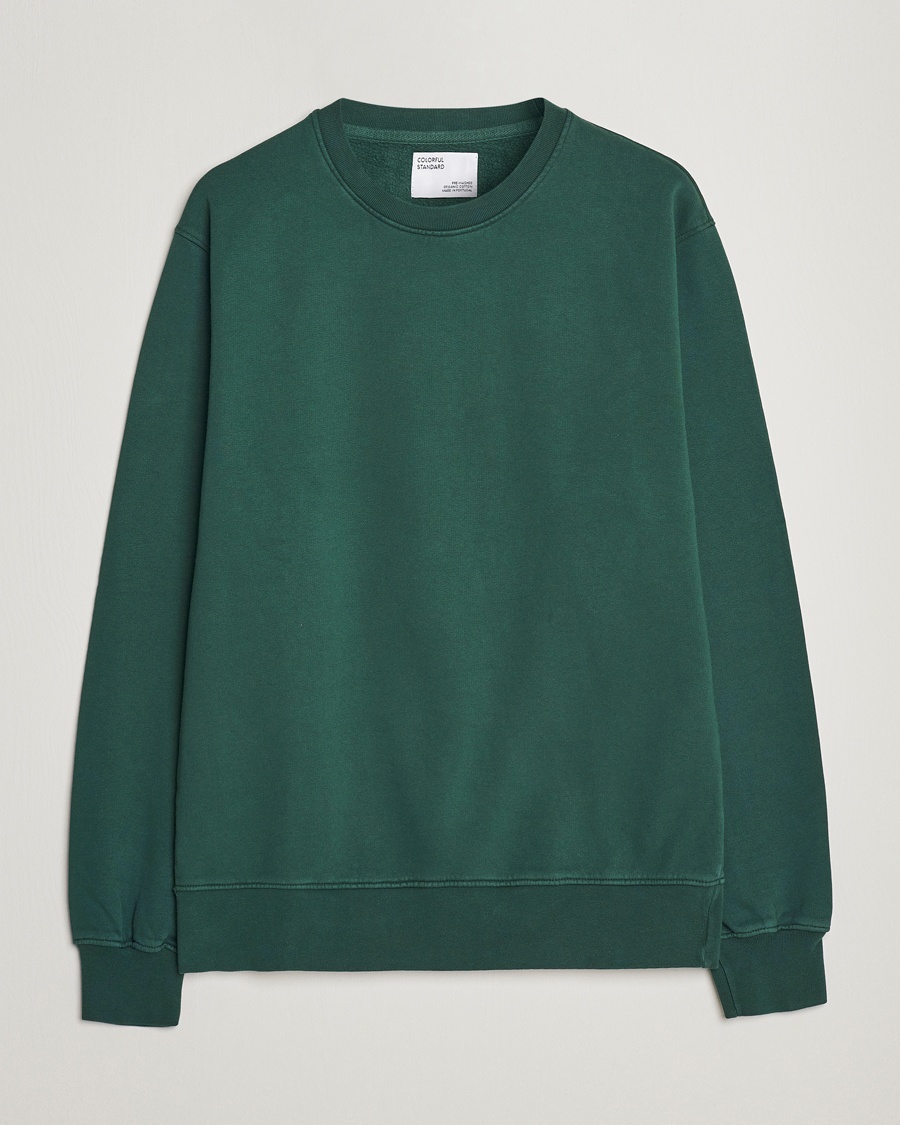 Colorful Standard Classic Organic Crew Neck Sweat Emerald Green – Verde