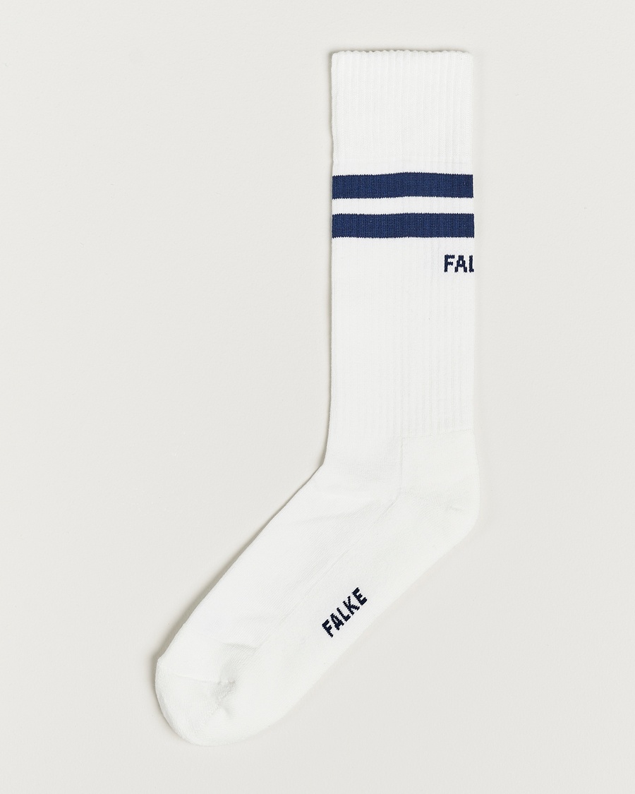 Falke Dynamic Tennis Sock White/Navy – Bianco