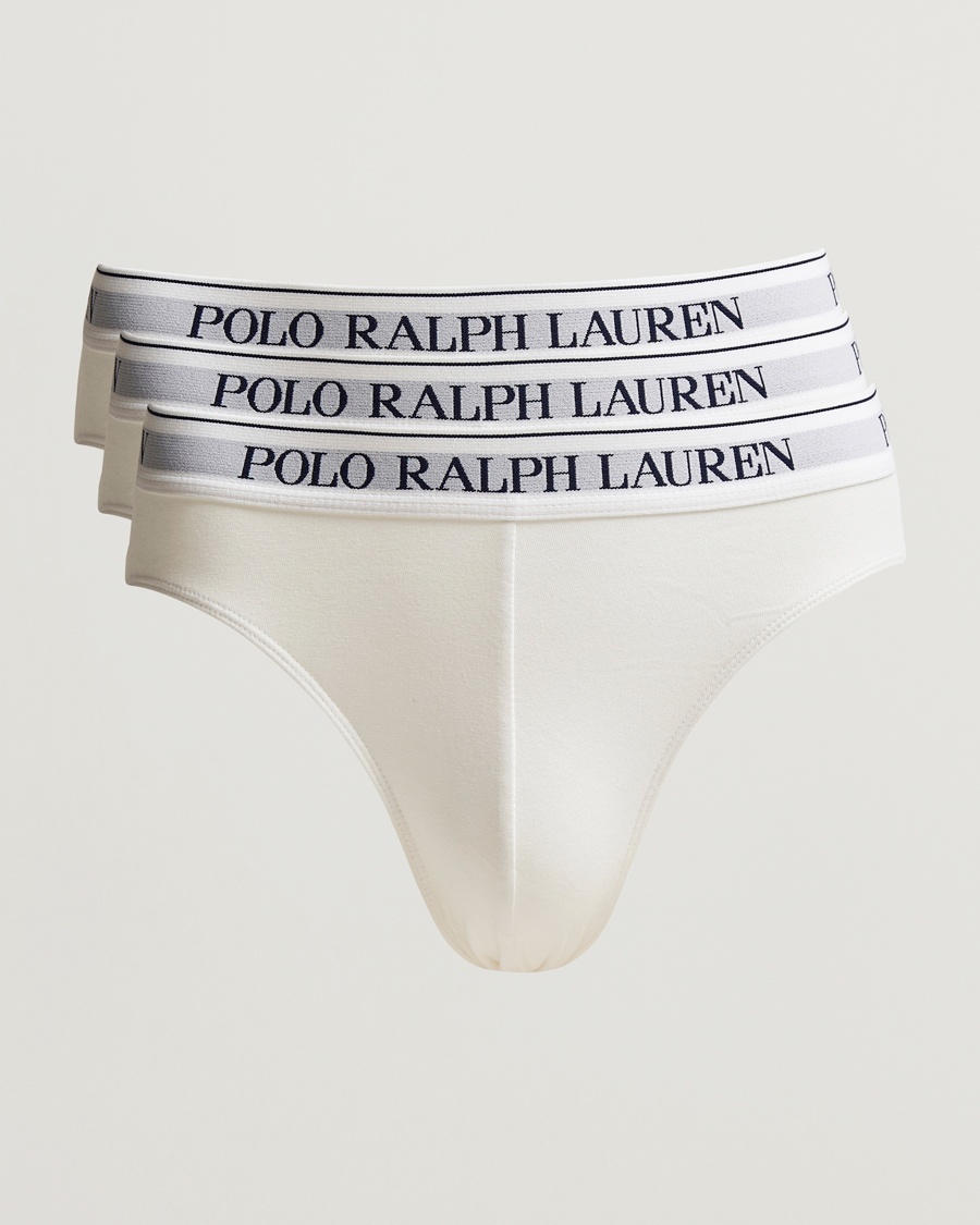 Polo Ralph Lauren 3-Pack Low Rise Brief White – Bianco