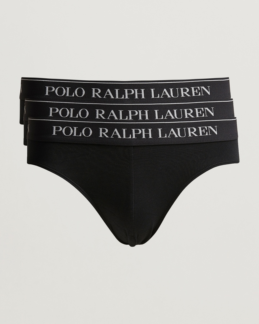 Polo Ralph Lauren 3-Pack Low Rise Trunk Black – Nero