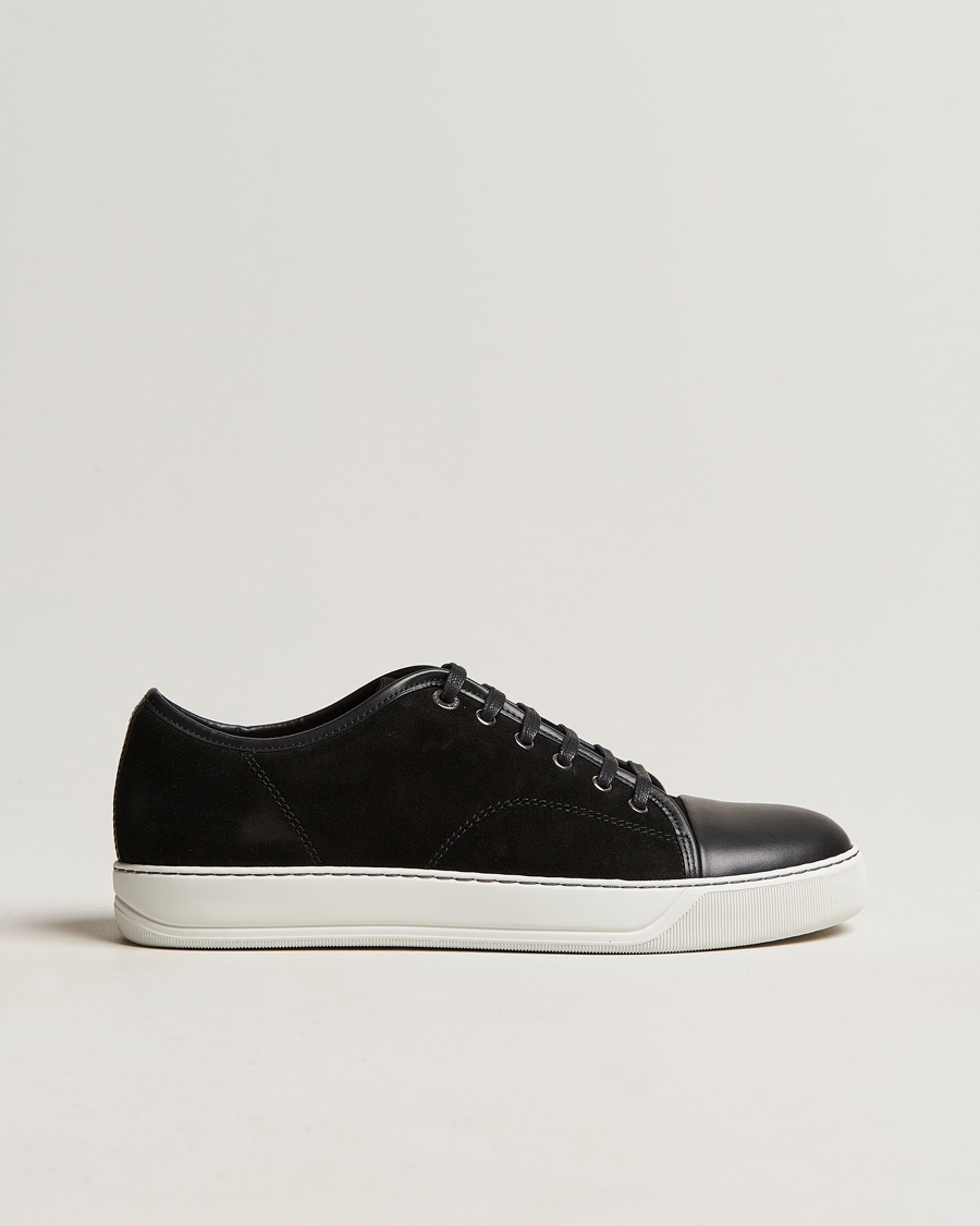 Lanvin DBB1 Nappa Cap Toe Sneaker Black – Nero