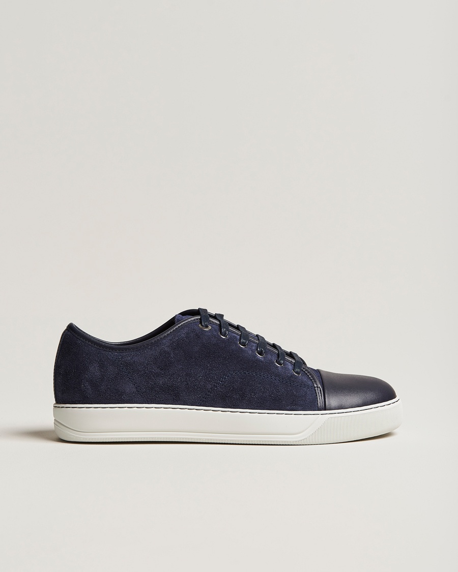 Lanvin DBB1 Nappa Cap Toe Sneaker Navy – Blu