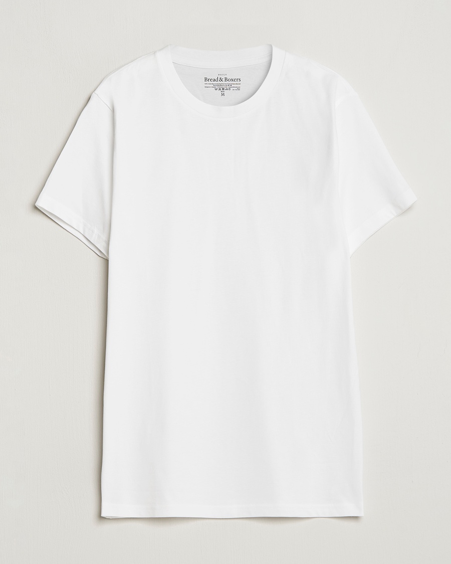 Bread & Boxers Crew Neck Regular T-Shirt White – Bianco