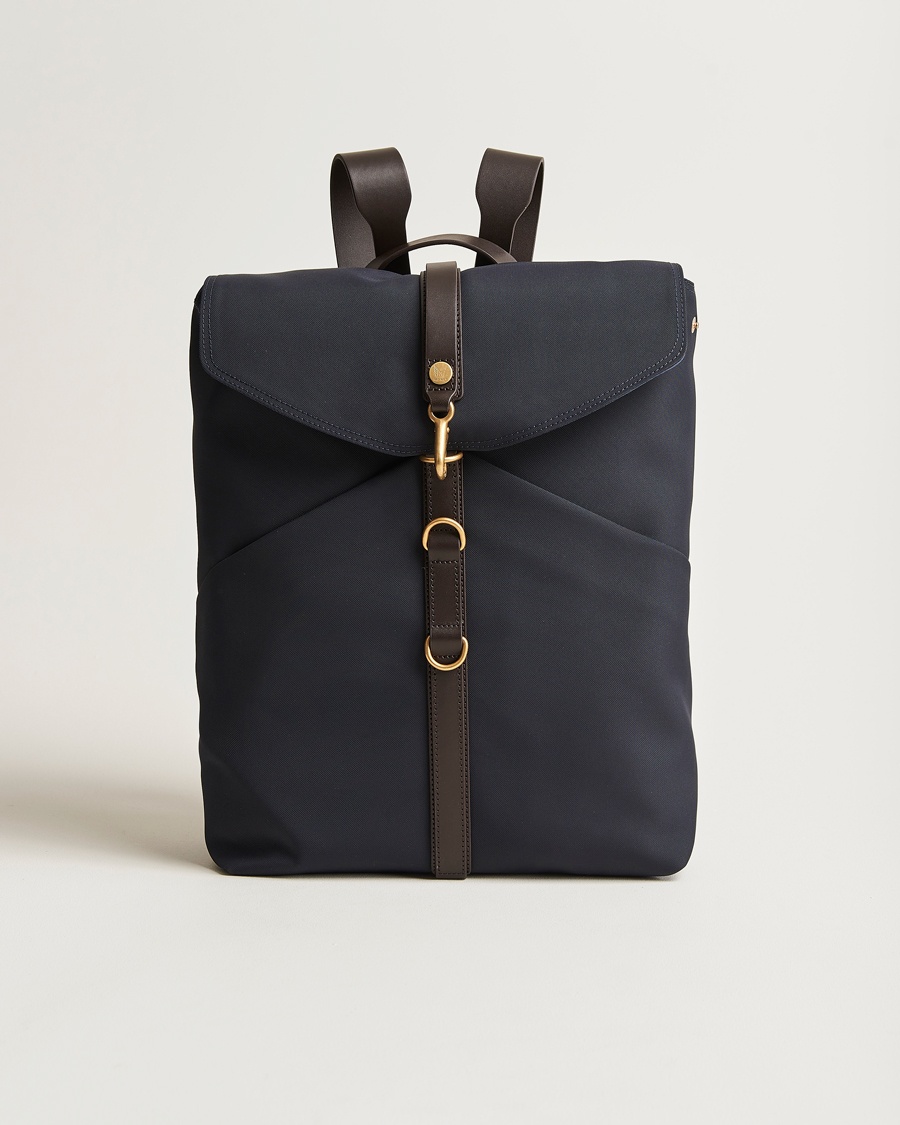Mismo M/S Rucksack Navy/Dark Brown – Blu