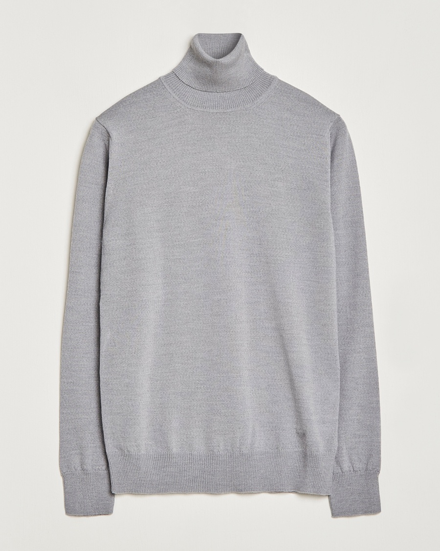 Emporio Armani Knitted Merio Polo Grey – Grigio