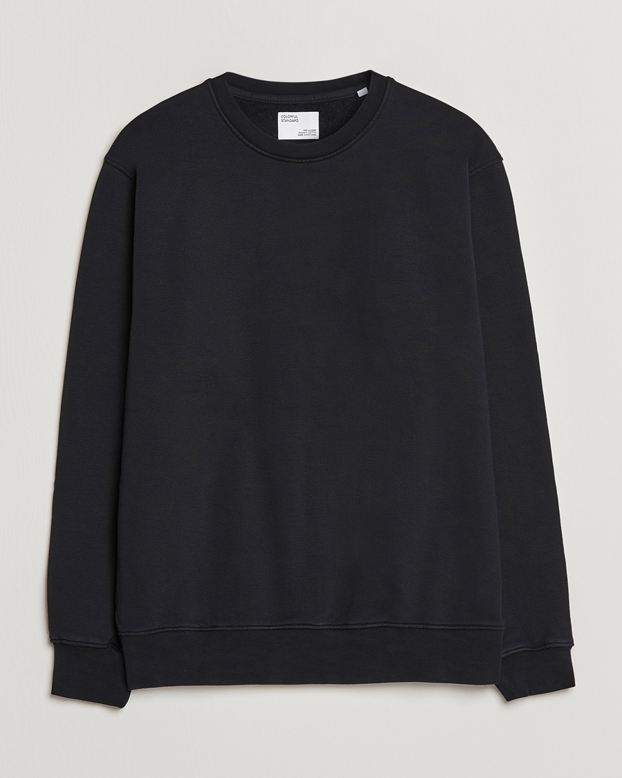 Colorful Standard Classic Organic Crew Neck Sweat Deep Black – Nero