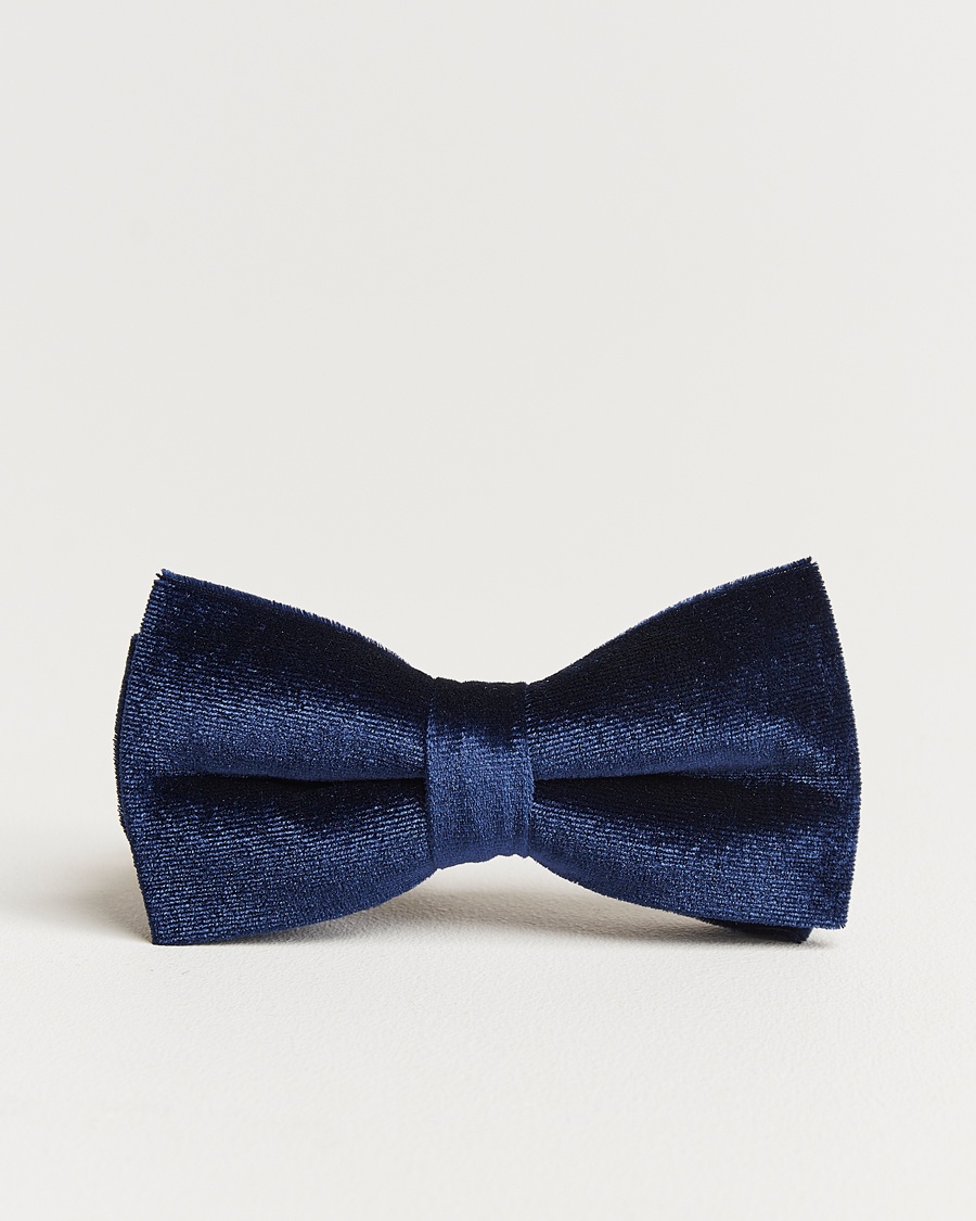 Amanda Christensen Velvet Pre Tie Navy – Blu