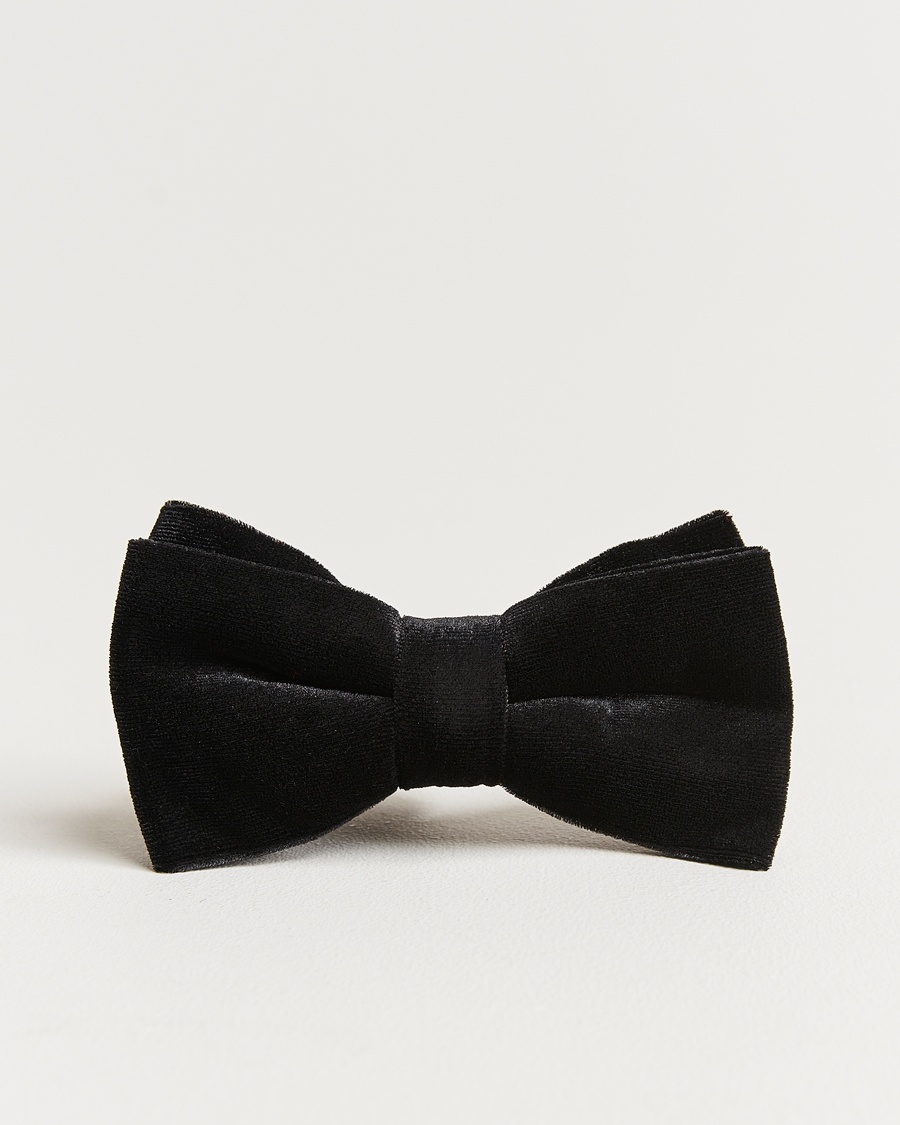 Amanda Christensen Velvet Pre Tie Black – Nero