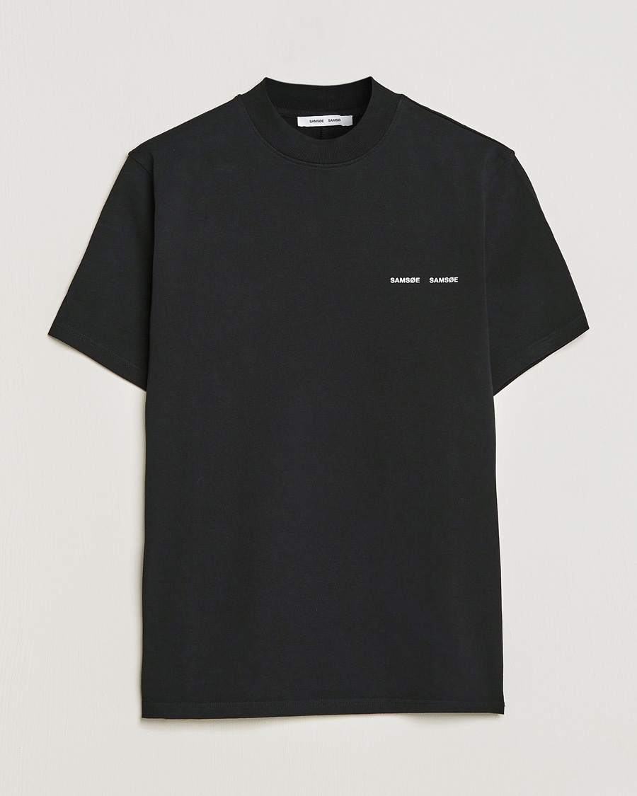 Samsøe Samsøe Norsbro Organic Cotton Tee Black – Nero