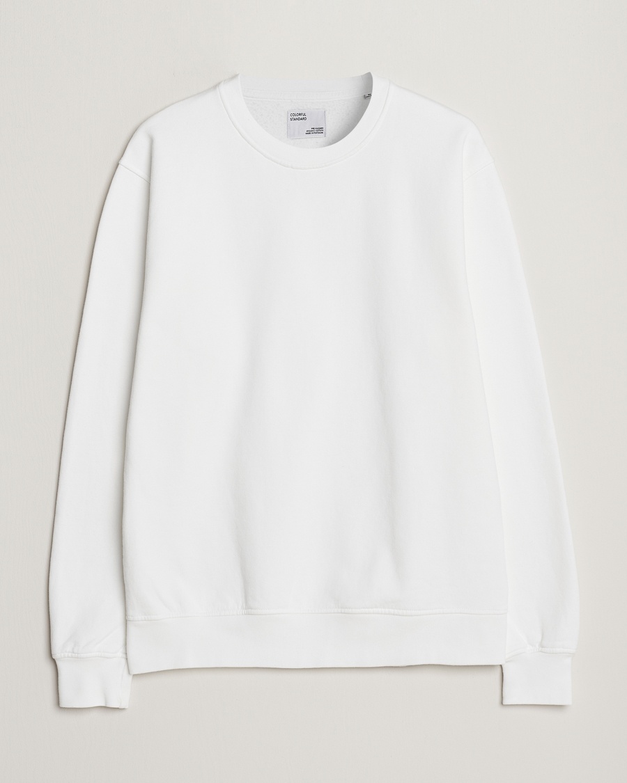 Colorful Standard Classic Organic Crew Neck Sweat Optical White – Bianco