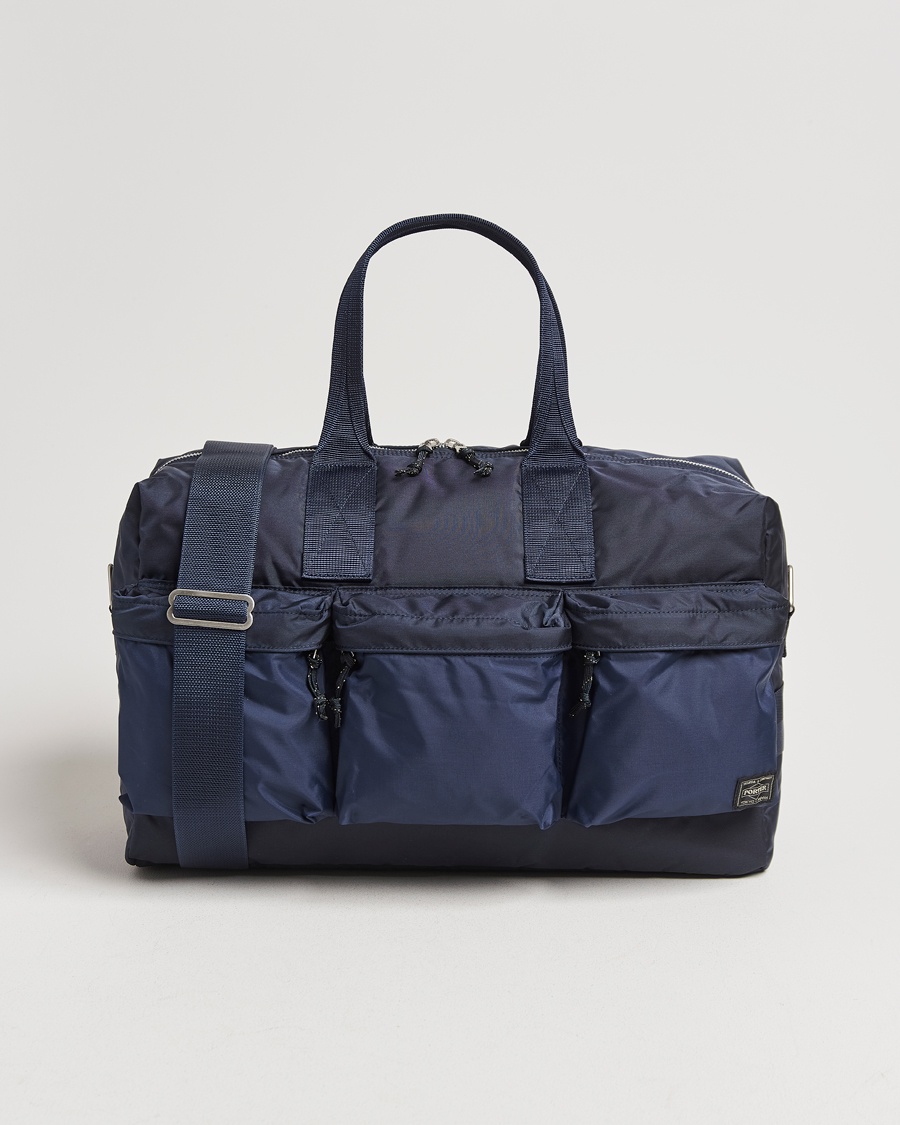 Porter-Yoshida & Co. Force 2Way Duffel Bag Navy Blue – Nero