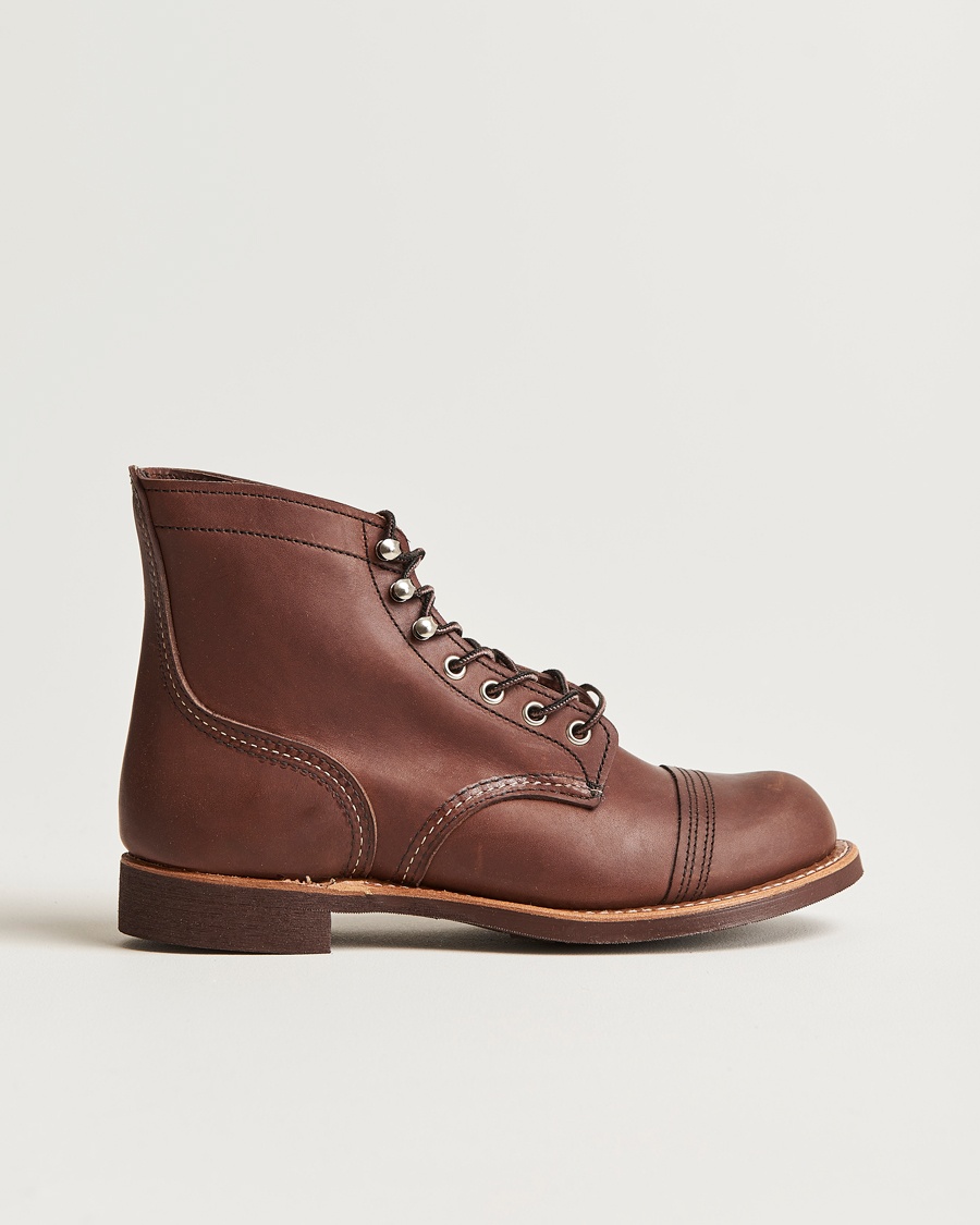 Red Wing Shoes Iron Ranger Boot Amber Harness – Marrone
