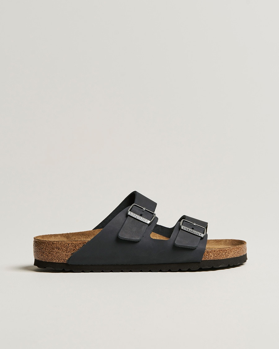 BIRKENSTOCK Arizona Classic Footbed Black Oiled Leather – Nero