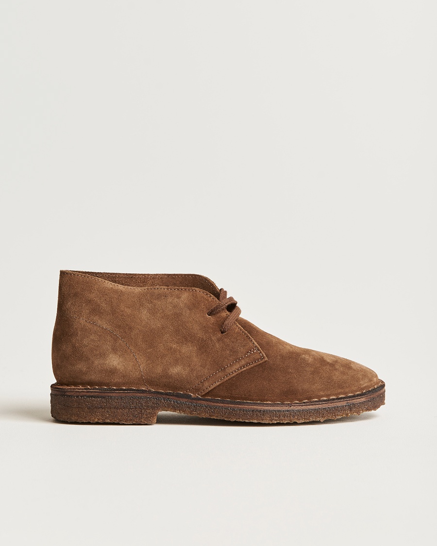 Drake's Clifford Suede Desert Boots Light Brown – Marrone