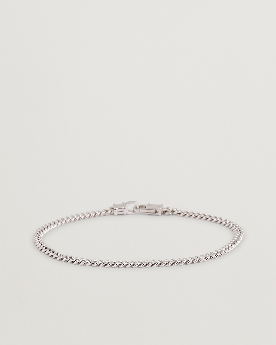 Tom Wood Curb Bracelet M Silver – Argento