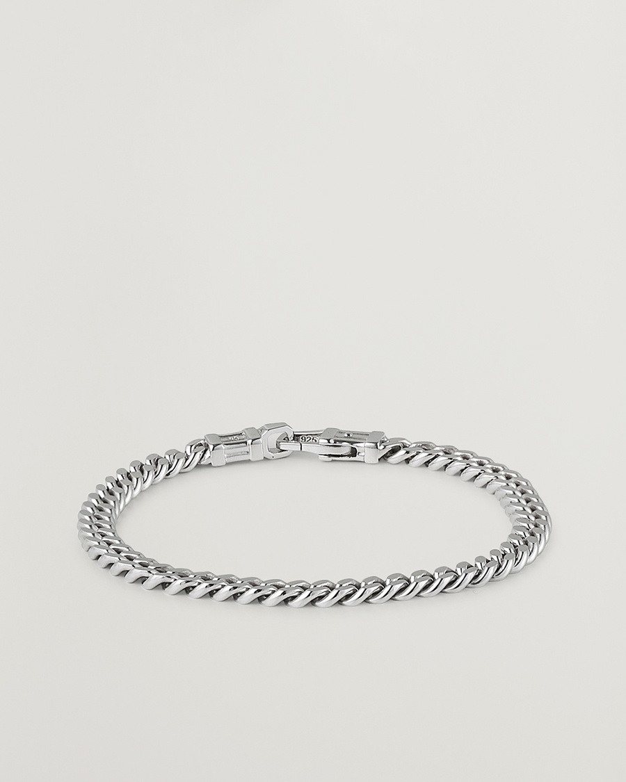 Tom Wood Curb Bracelet L Silver – Argento