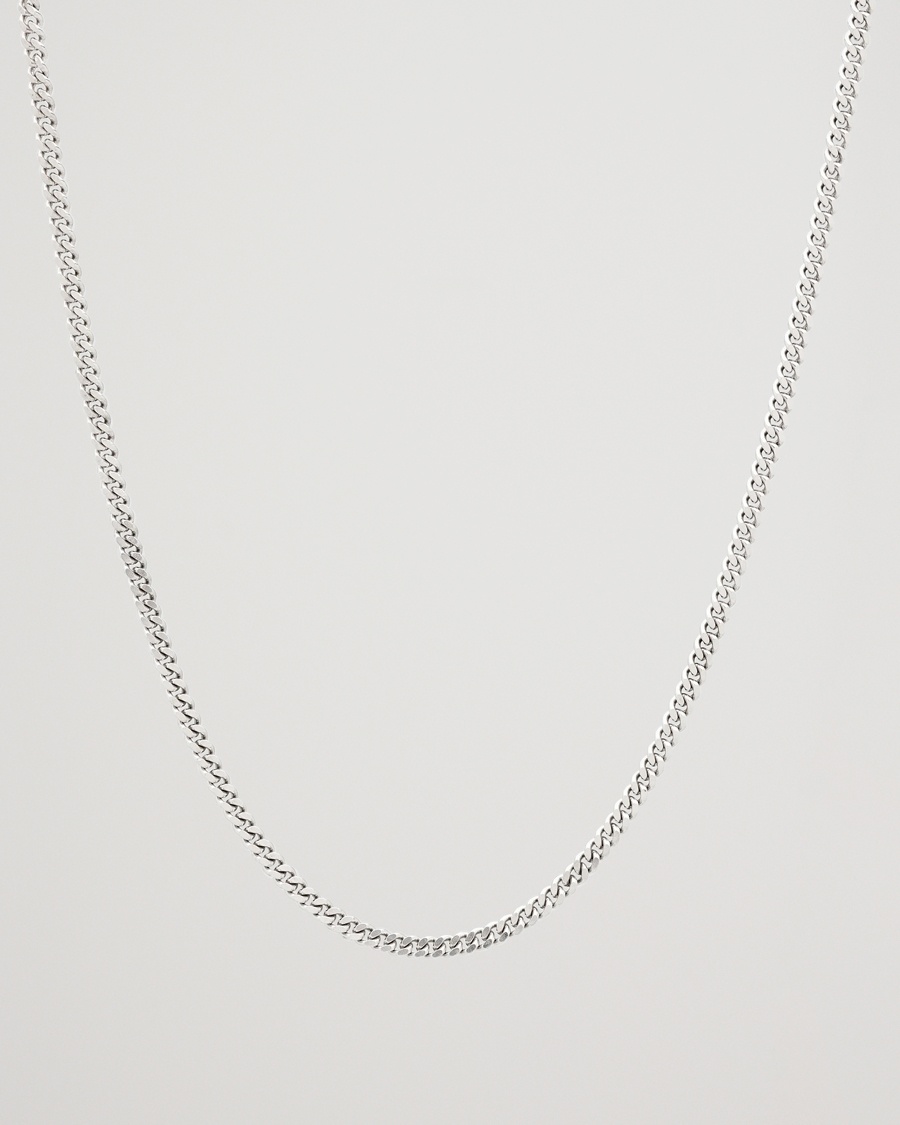 Tom Wood Curb Chain M Necklace Silver – Argento