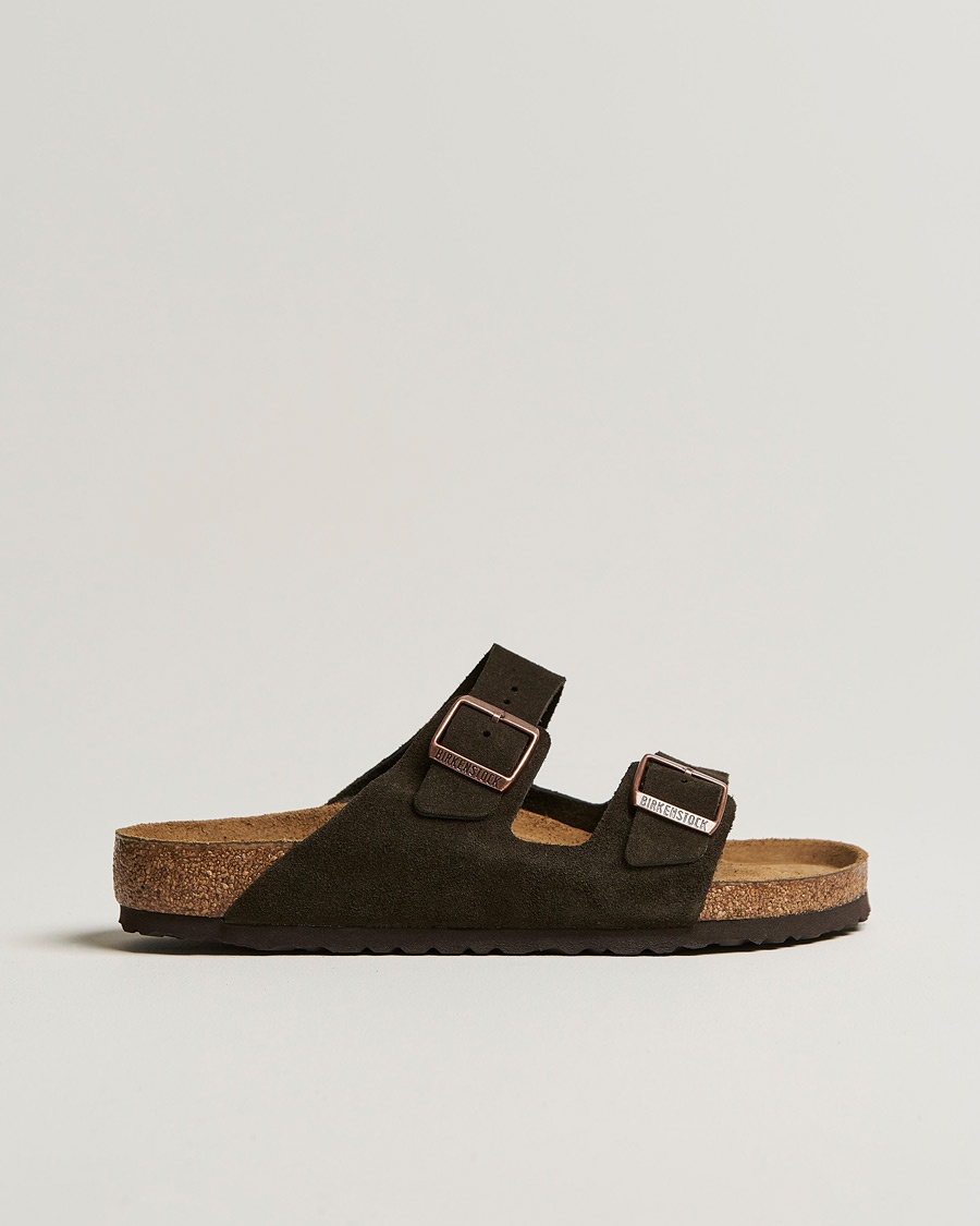 BIRKENSTOCK Arizona Soft Footbed Mocha Suede – Marrone