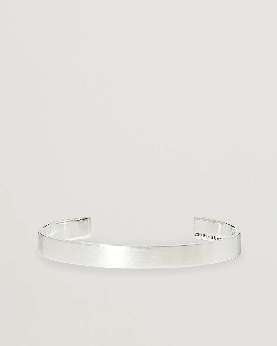 LE GRAMME Ribbon Bracelet Brushed Sterling Silver 21g – Argento