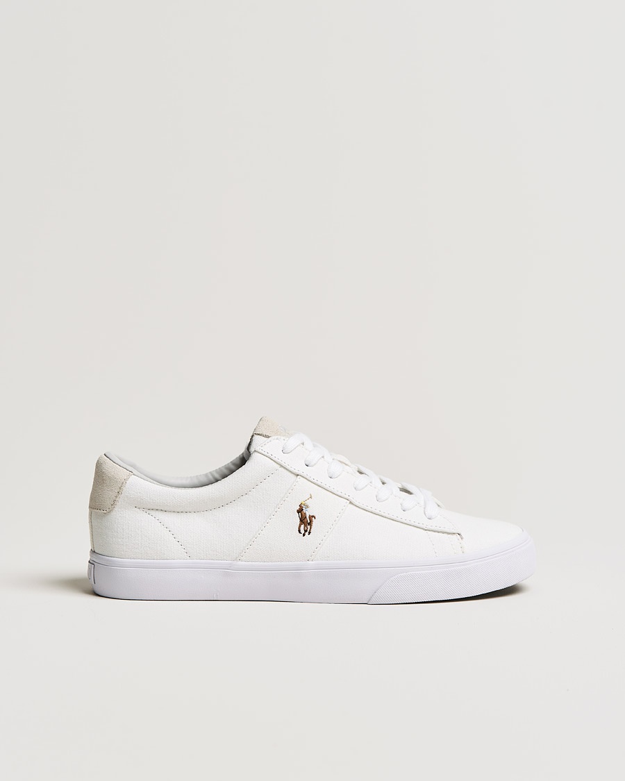 Polo Ralph Lauren Sayer Canvas Sneakers White – Bianco