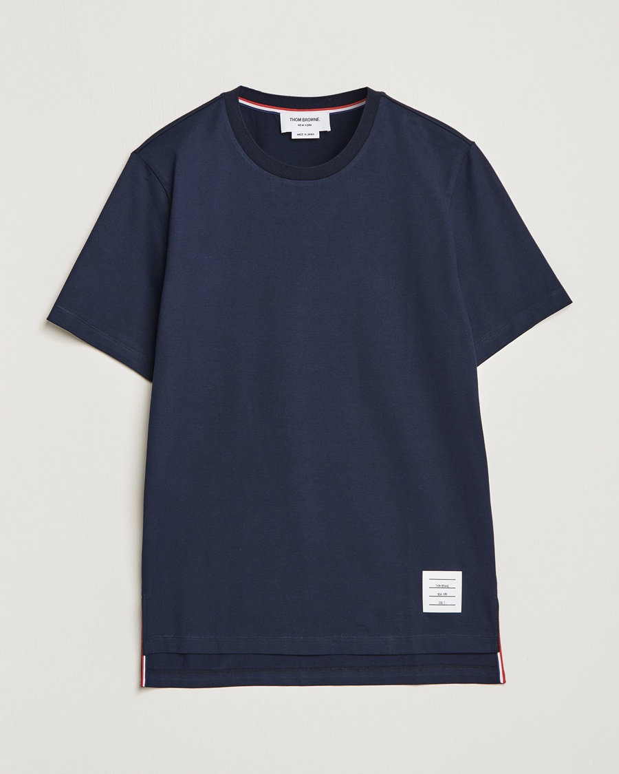 Thom Browne Relaxed Fit T-Shirt Navy – Blu
