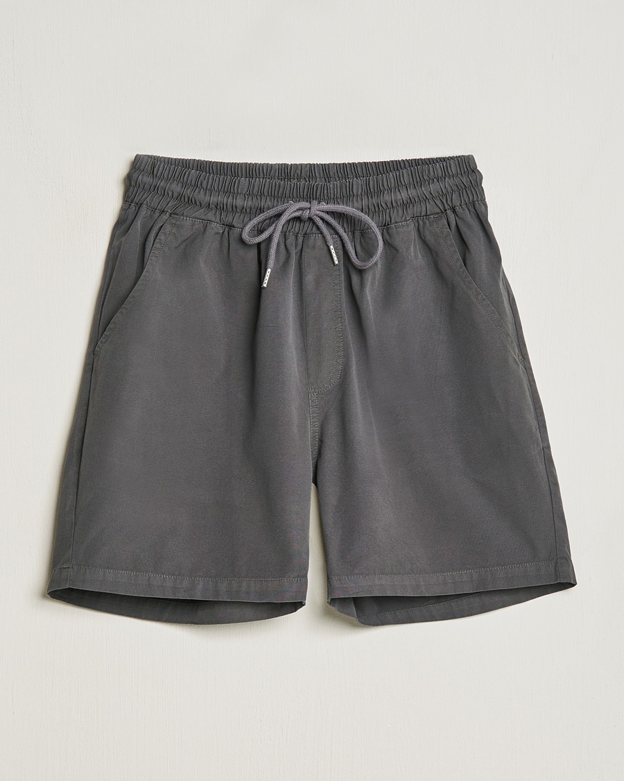 Colorful Standard Classic Organic Twill Drawstring Shorts Lava Grey – Grigio