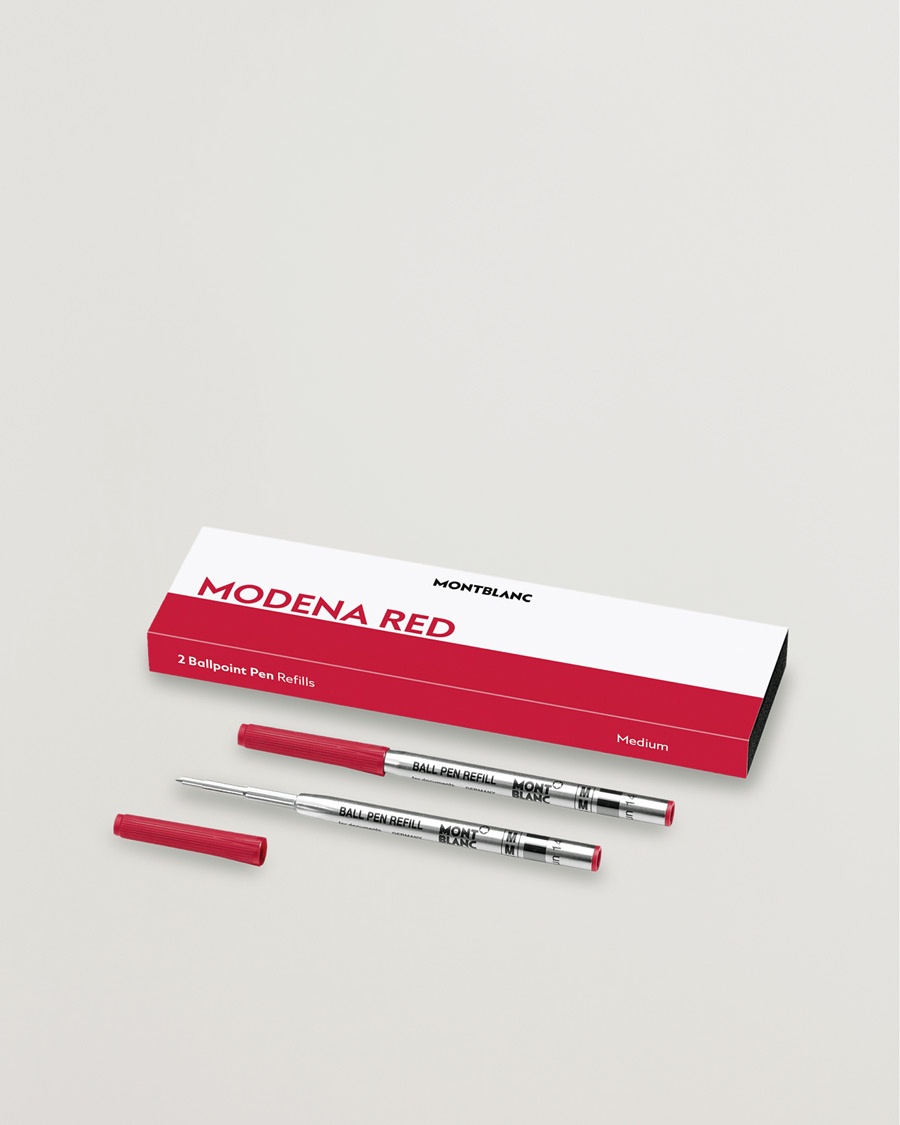 Montblanc 2 Ballpoint Pen Refills Modena Red – Rosso
