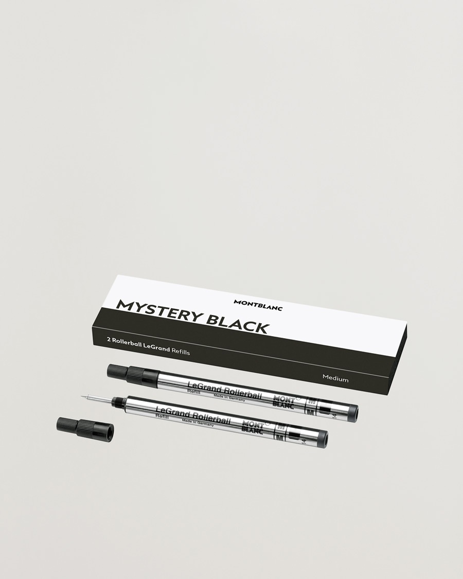 Montblanc 2 Rollerball LeGrand Pen Refills Mystery Black – Nero