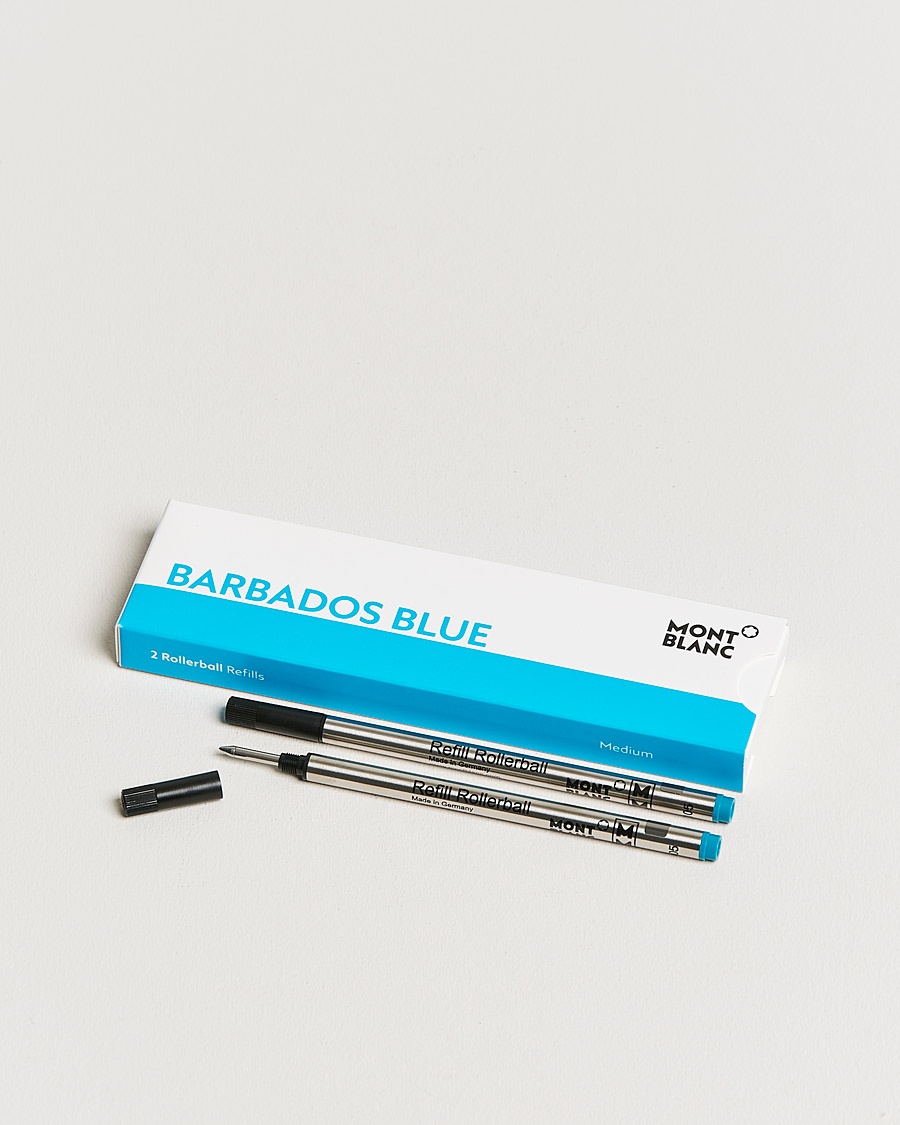 Montblanc 2 Rollerball Refills Barbados Blue – Blu