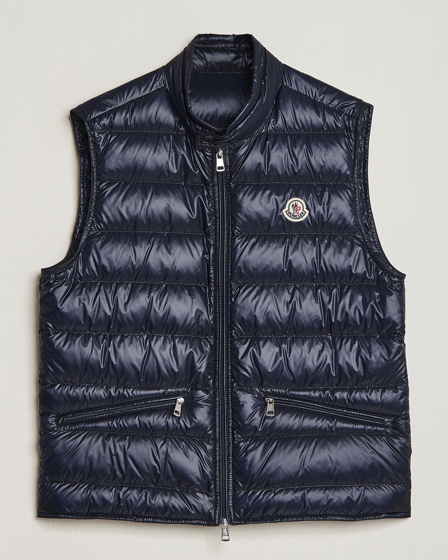 Moncler Gui Vest Navy – Blu