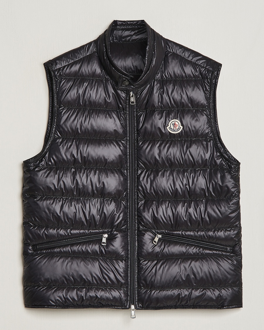 Moncler Gui Down Vest Black – Nero
