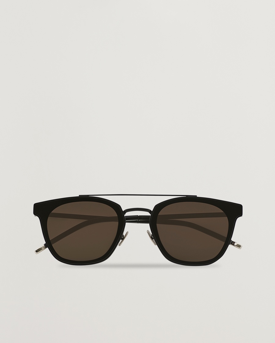 Saint Laurent SL 28 Sunglasses Black/Grey – Nero