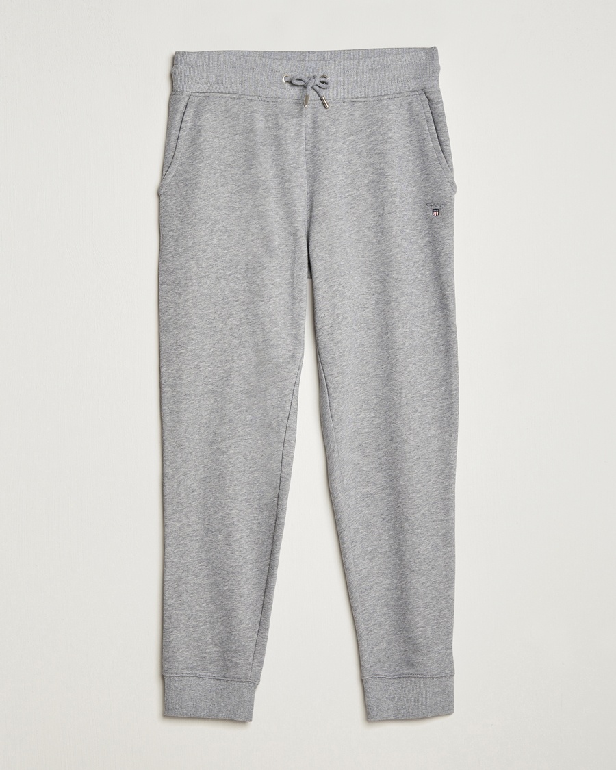 Gant Original Sweatpants Grey Melange – Grigio