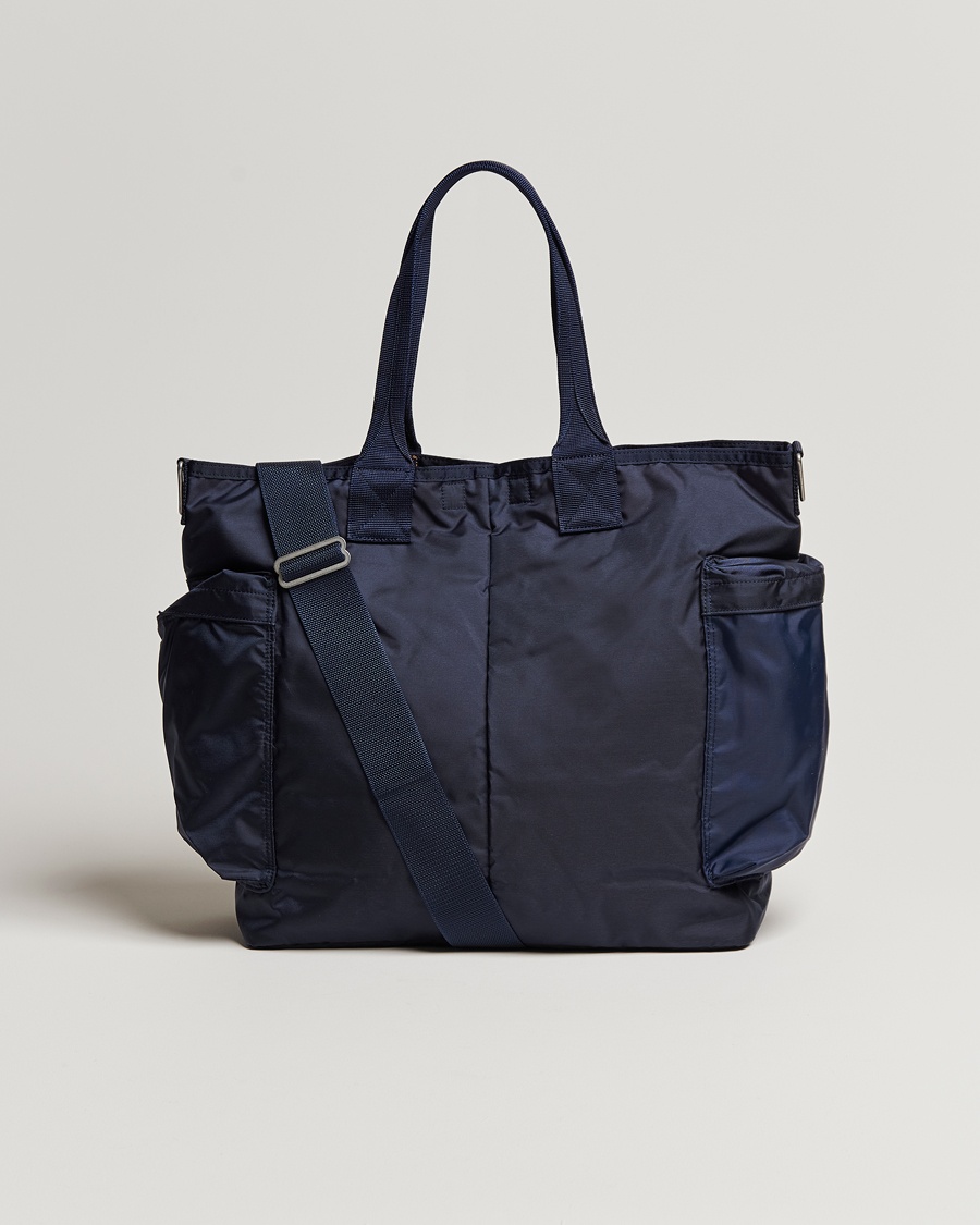 Porter-Yoshida & Co. Force 2Way Tote Bag Navy Blue – Blu