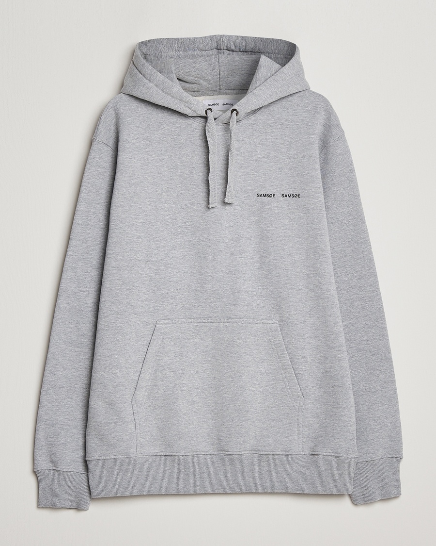Samsøe Samsøe Norsbro Hoodie Grey Melange – Grigio