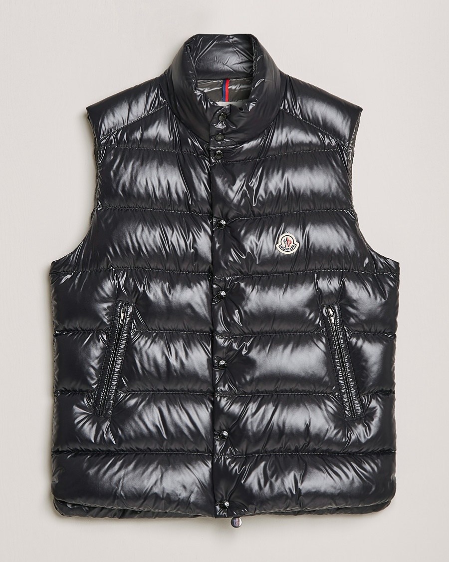 Moncler Tibb Down Vest Black – Nero