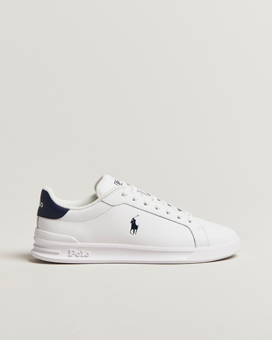 Polo Ralph Lauren Heritage Court Sneakers White/Newport Navy – Bianco