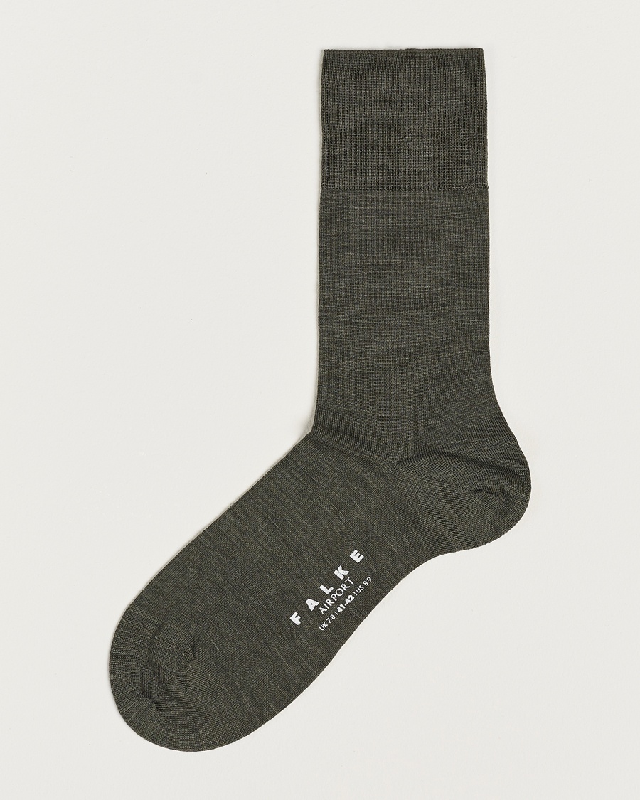 Falke Airport Socks Green Melange – Verde