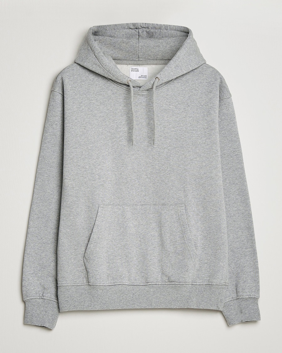 Colorful Standard Classic Organic Hood Heather Grey – Grigio