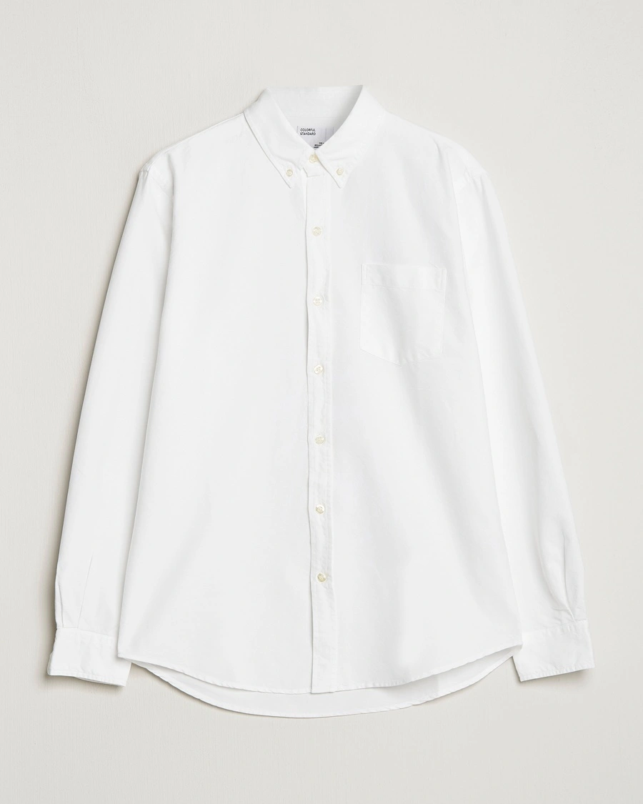 Colorful Standard Classic Organic Oxford Button Down Shirt White – Bianco