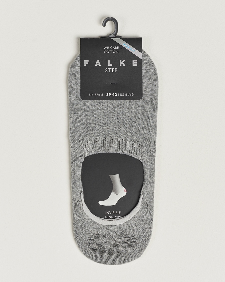 Falke Casual High Cut Sneaker Socks Light Grey Melange – Grigio