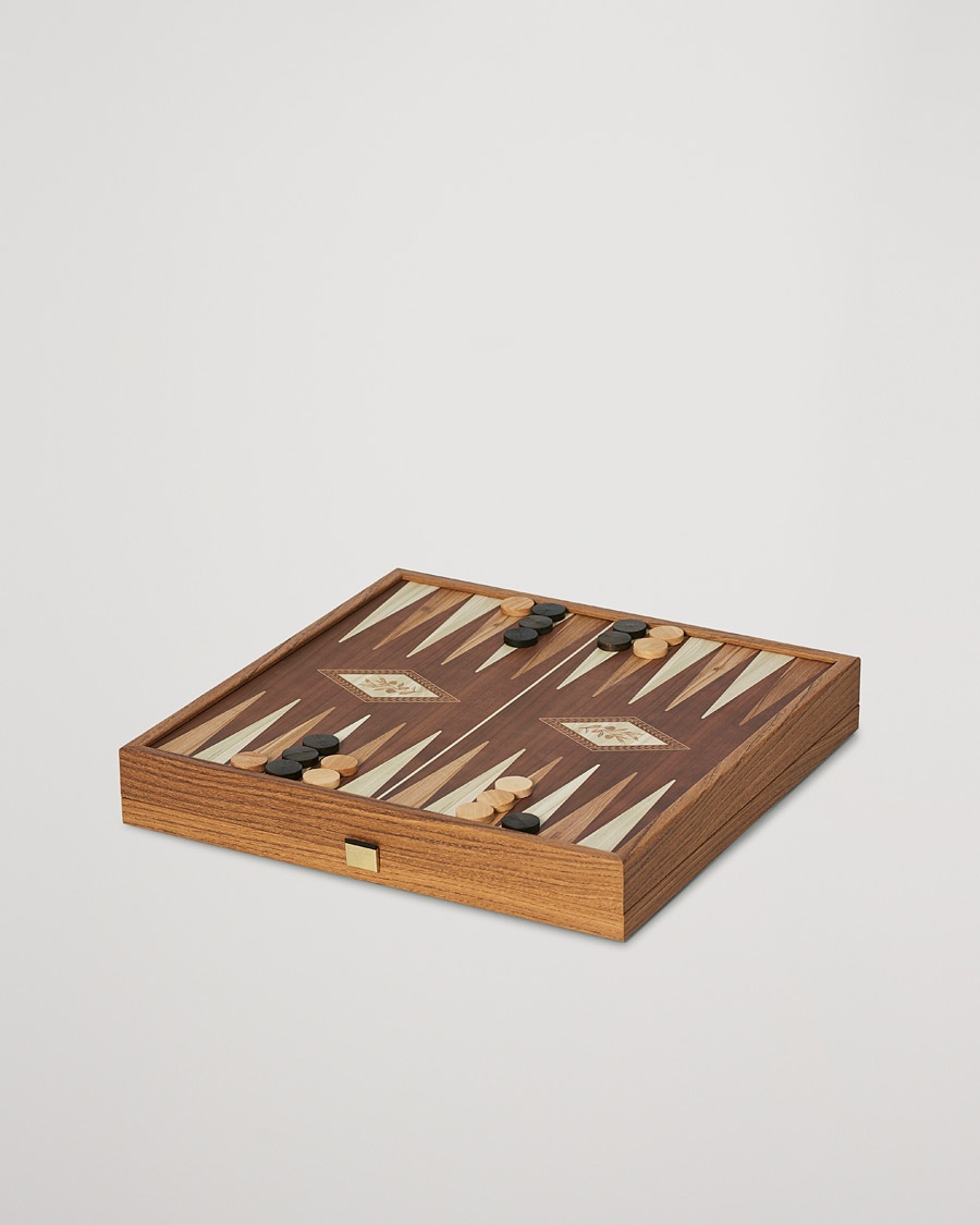 Manopoulos Chess/Backgammon Combo Game – Marrone