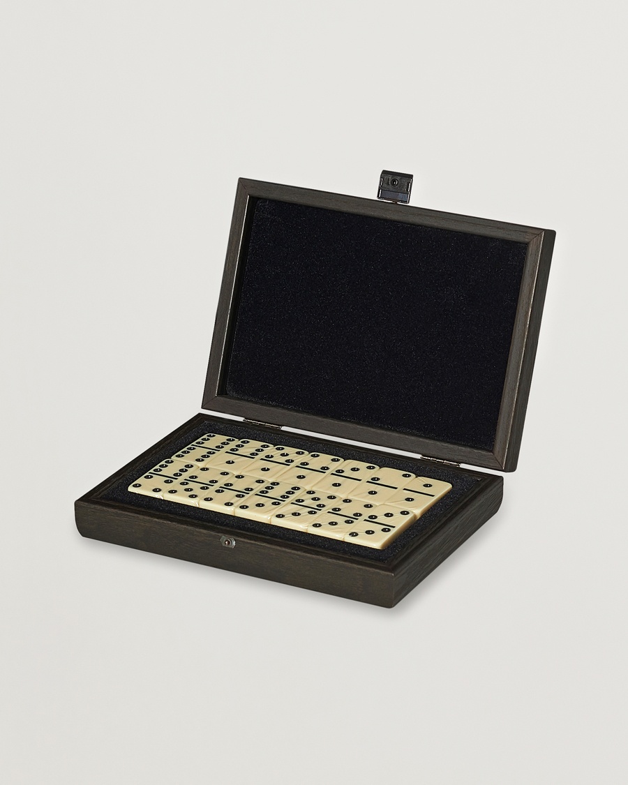 Manopoulos Wooden Domino Case Black – Nero